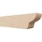 Ekena Millwork 6in. W x 8in. H x 32in. L Greensboro Woodgrain TimberThane Rafter Tail, Primed Tan RFTUR06X08X32GRNRCPR - alternate 1